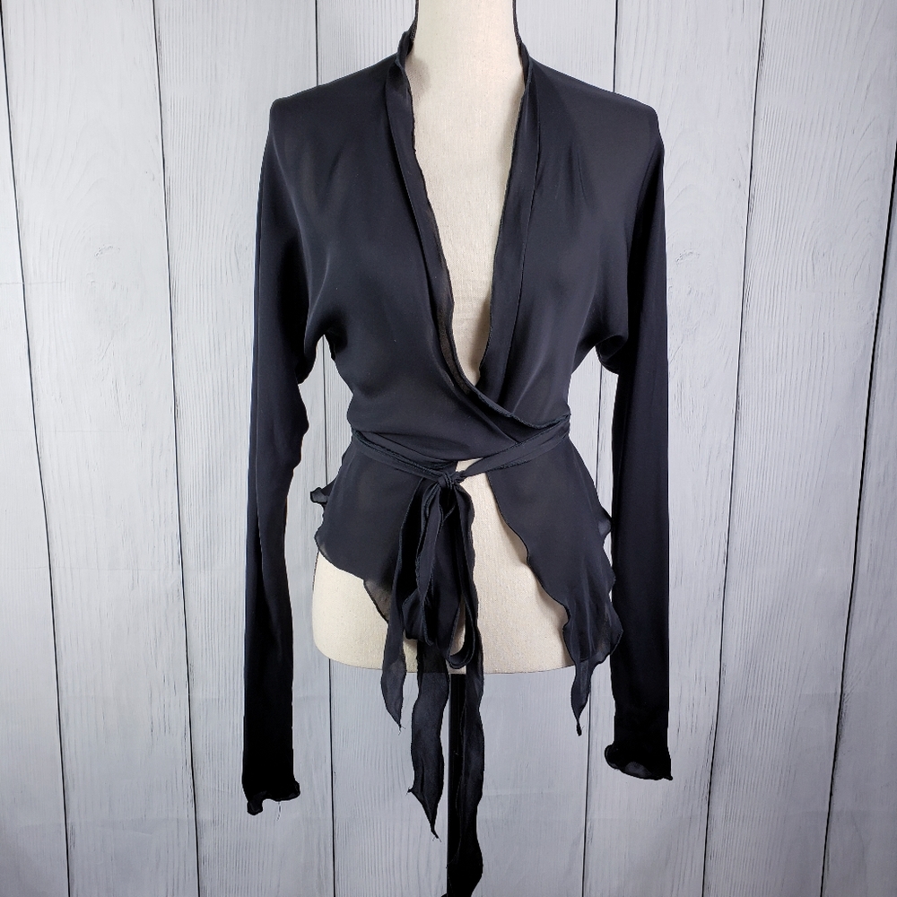 Maggie Coulombe Wrap Top